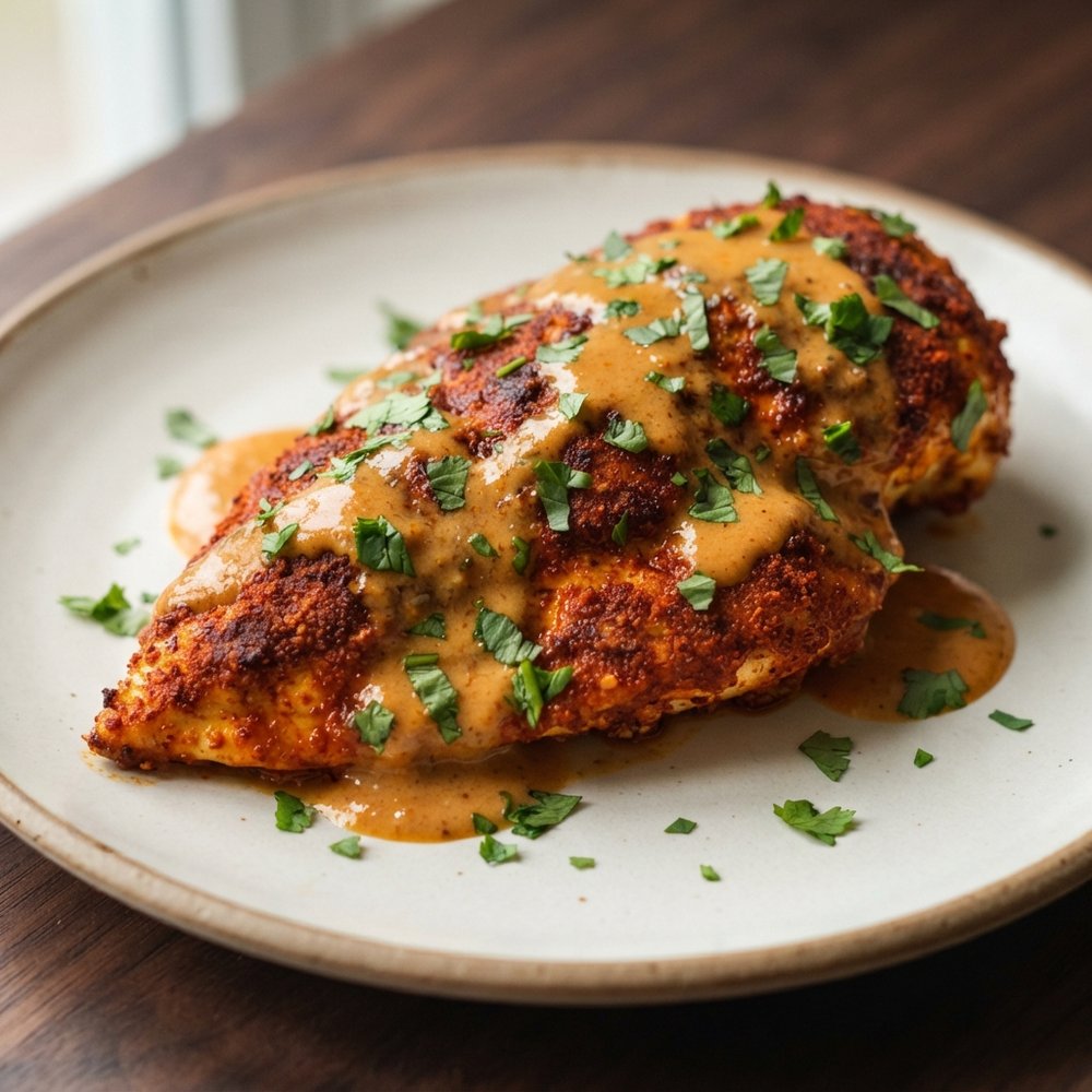 Berbere-Rubbed Chicken Breast with Coconut-Lime Pan Sauce
