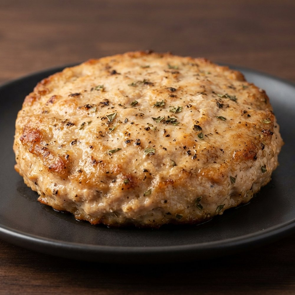 Oven-Baked Chicken Burgers with Basil
