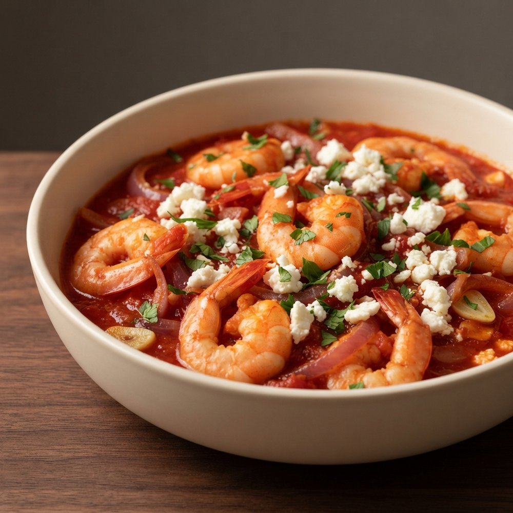 Greek-Style Shrimp Saganaki