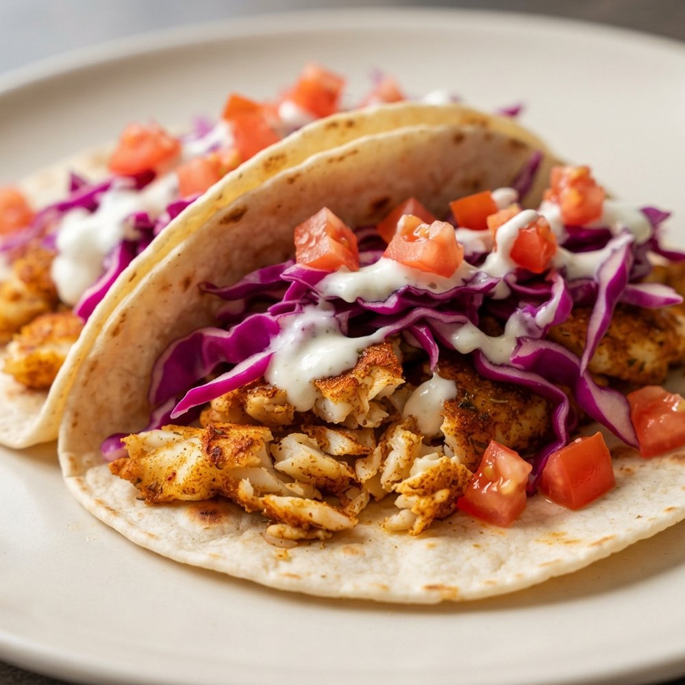 Baked Cod Fish Tacos