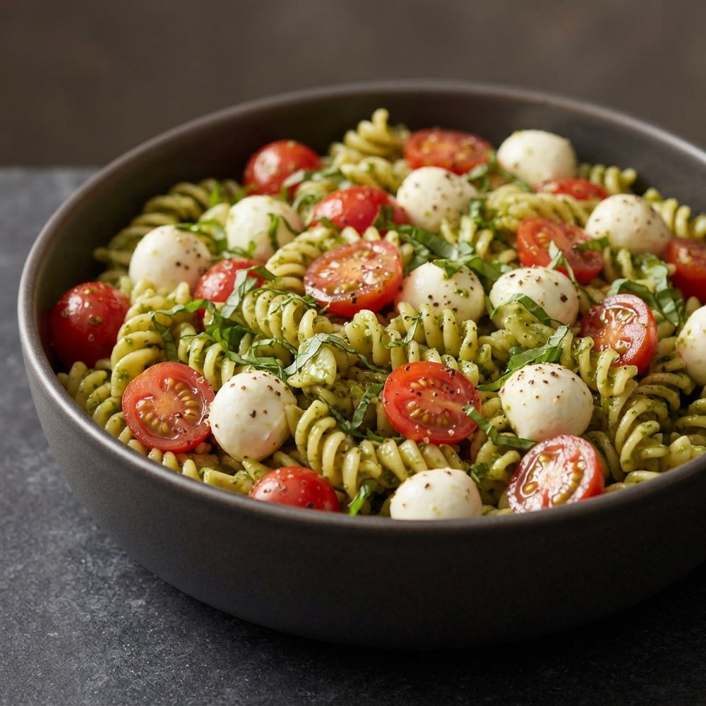 Caprese Pesto Rotini Salad