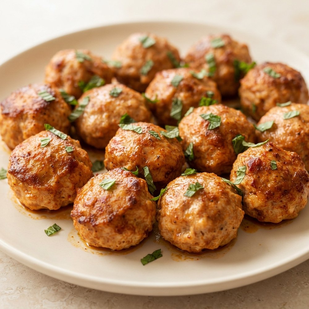 Spiced Harissa Chicken Meatballs