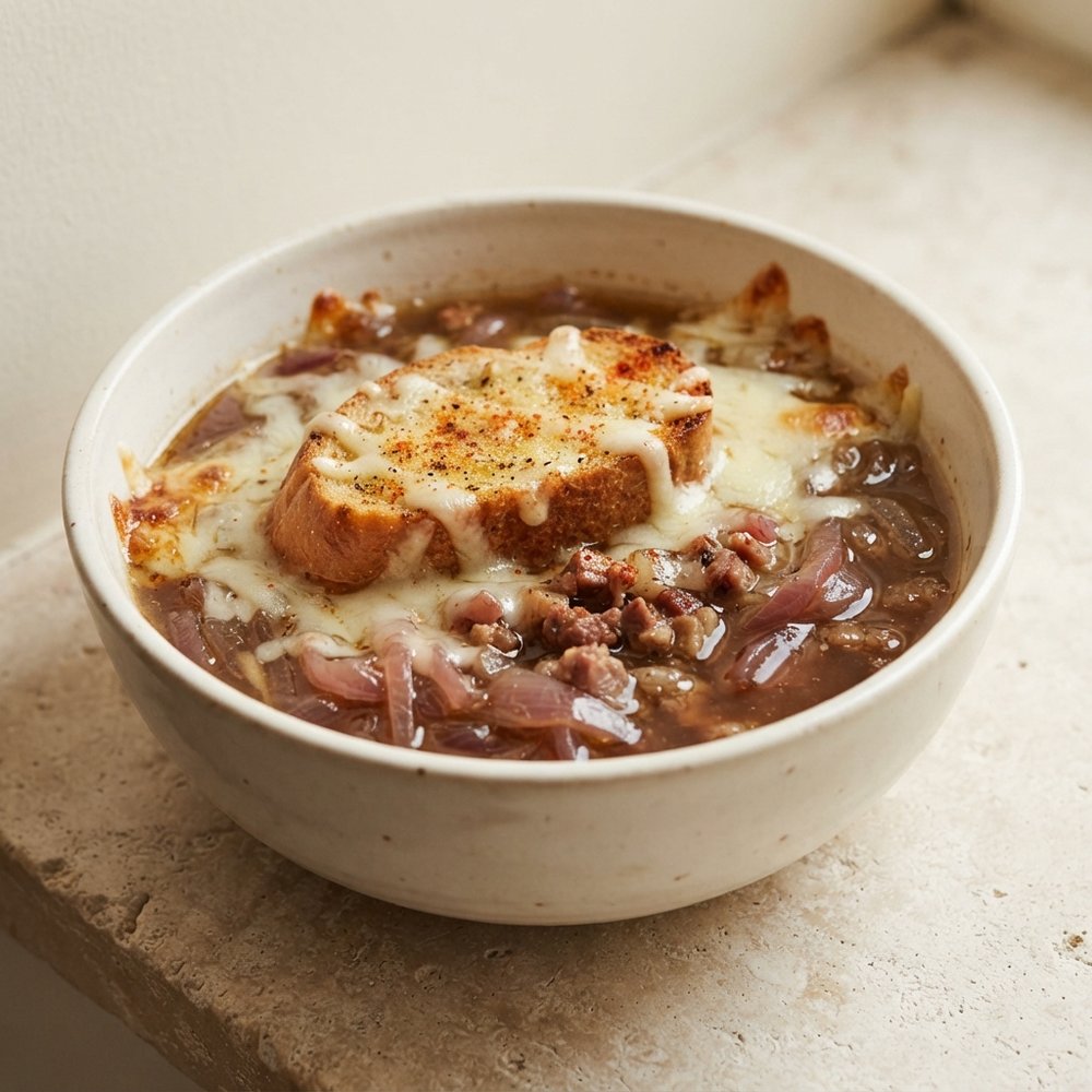 French Onion Soup – Rib Stock Edition