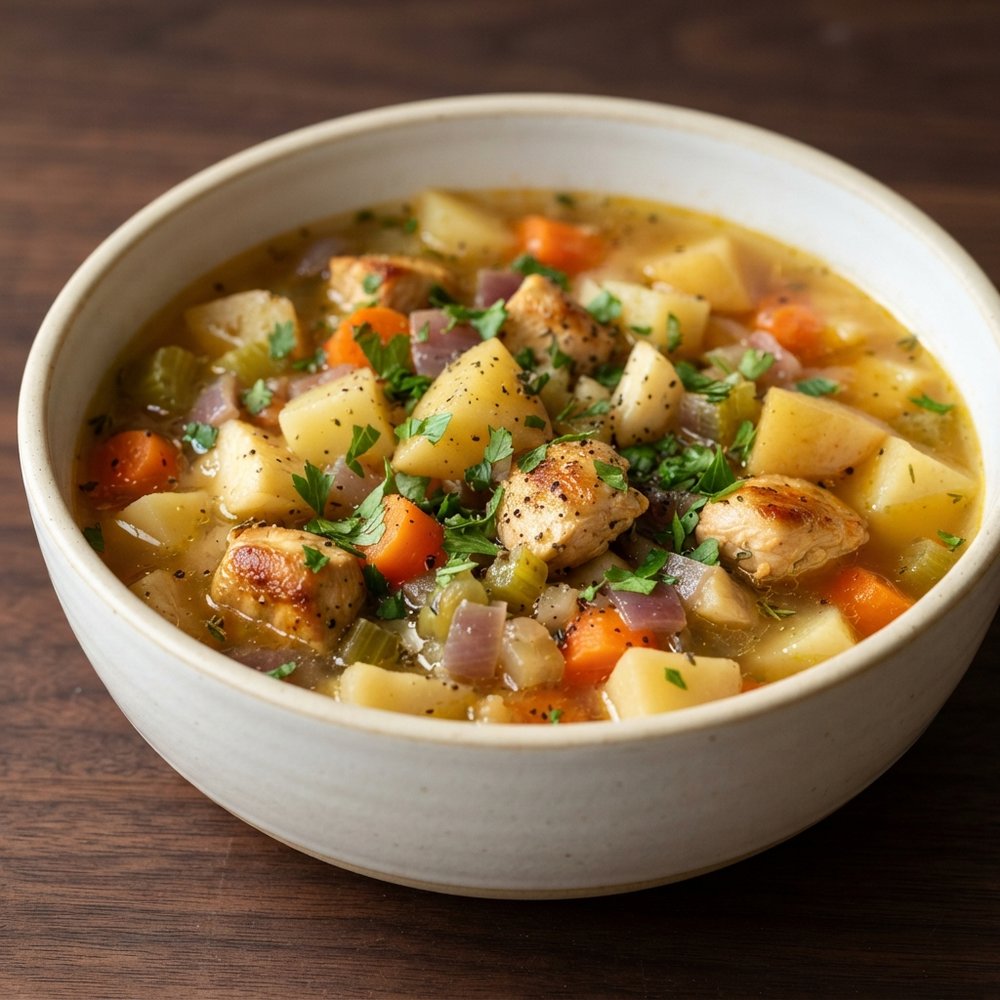 Weeknight Chicken and Apple Stew