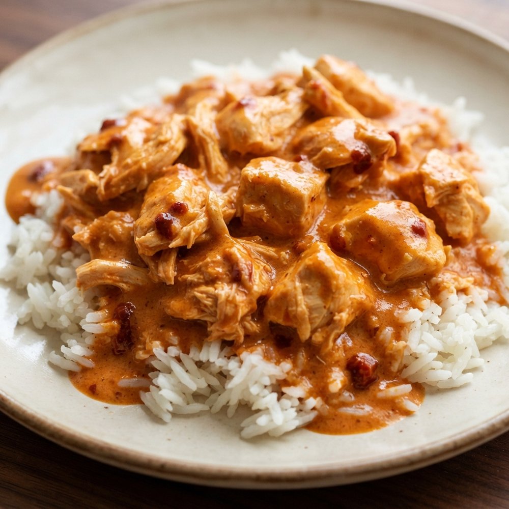 Chipotle Cream Chicken in the Slow Cooker