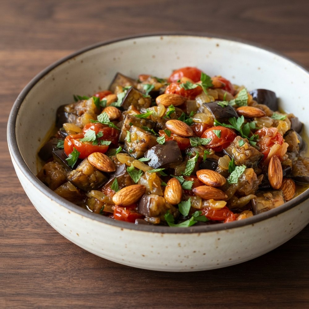 Eggplant with Almonds