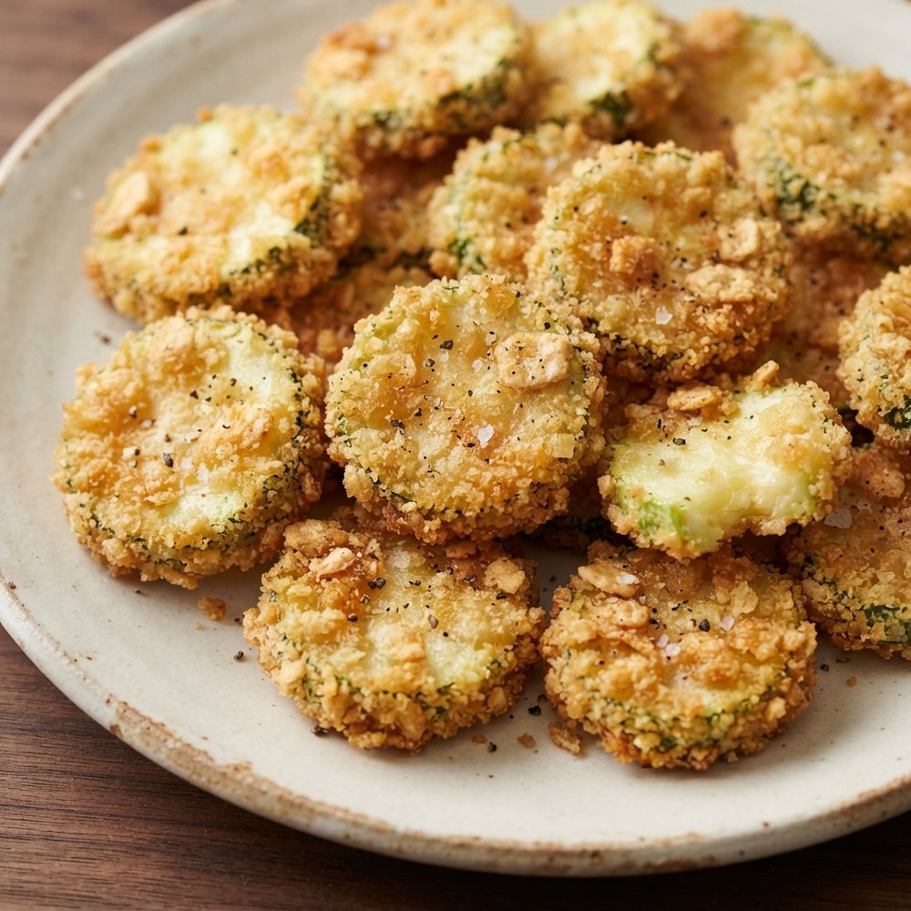 Crispy Cracker-Crusted Fried Zucchini