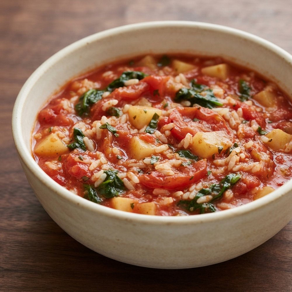 Hearty Tomato and Rice Stew