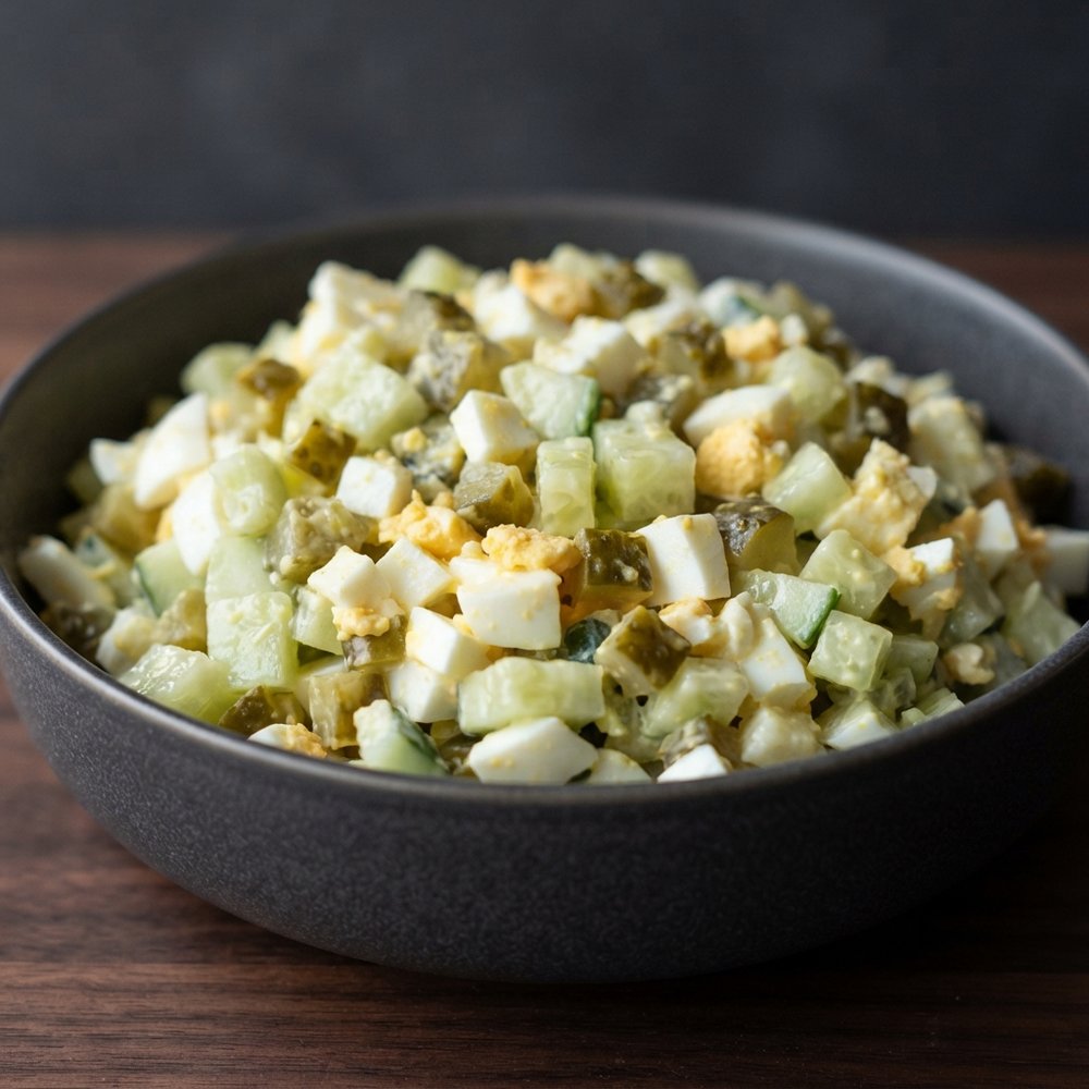 Crunchy Cucumber Egg Salad