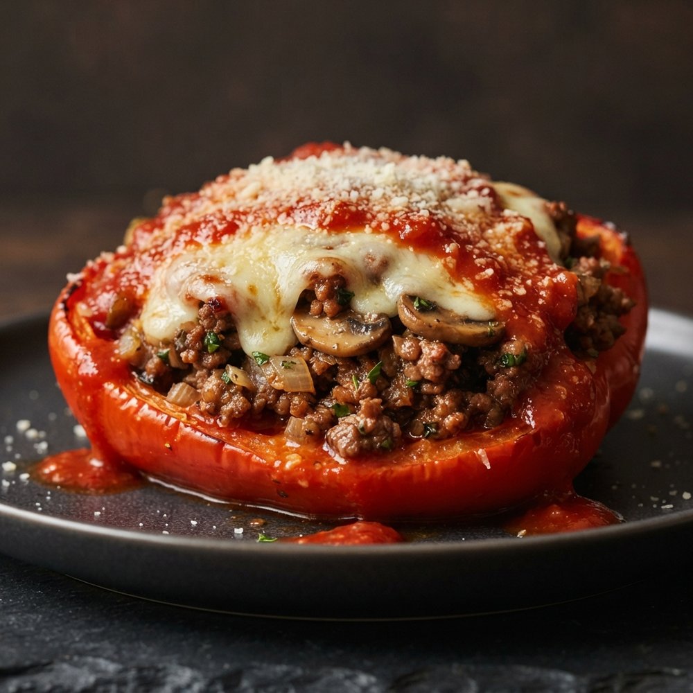 Amanda's Cheese-Stuffed Bell Peppers
