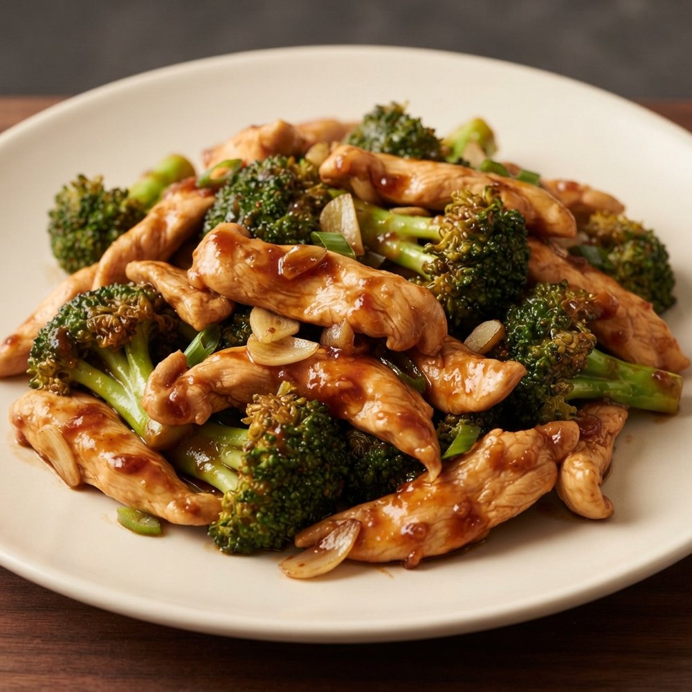 Chicken and Broccoli Stir-Fry with Sweet Heat