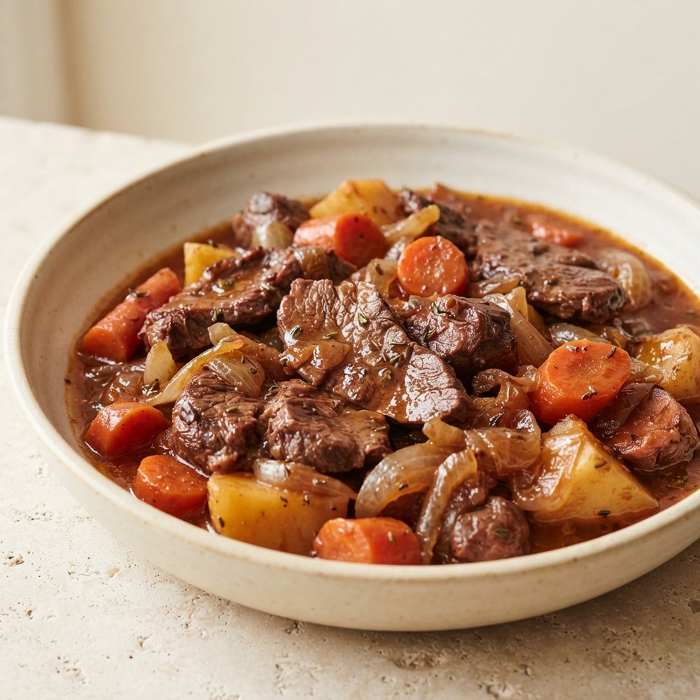 Wine-Braised Beef Heart