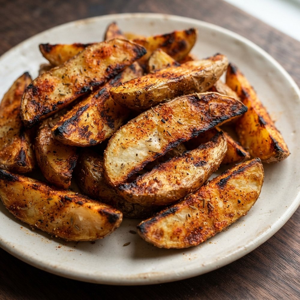 Char-Grilled Potato Wedge Fries