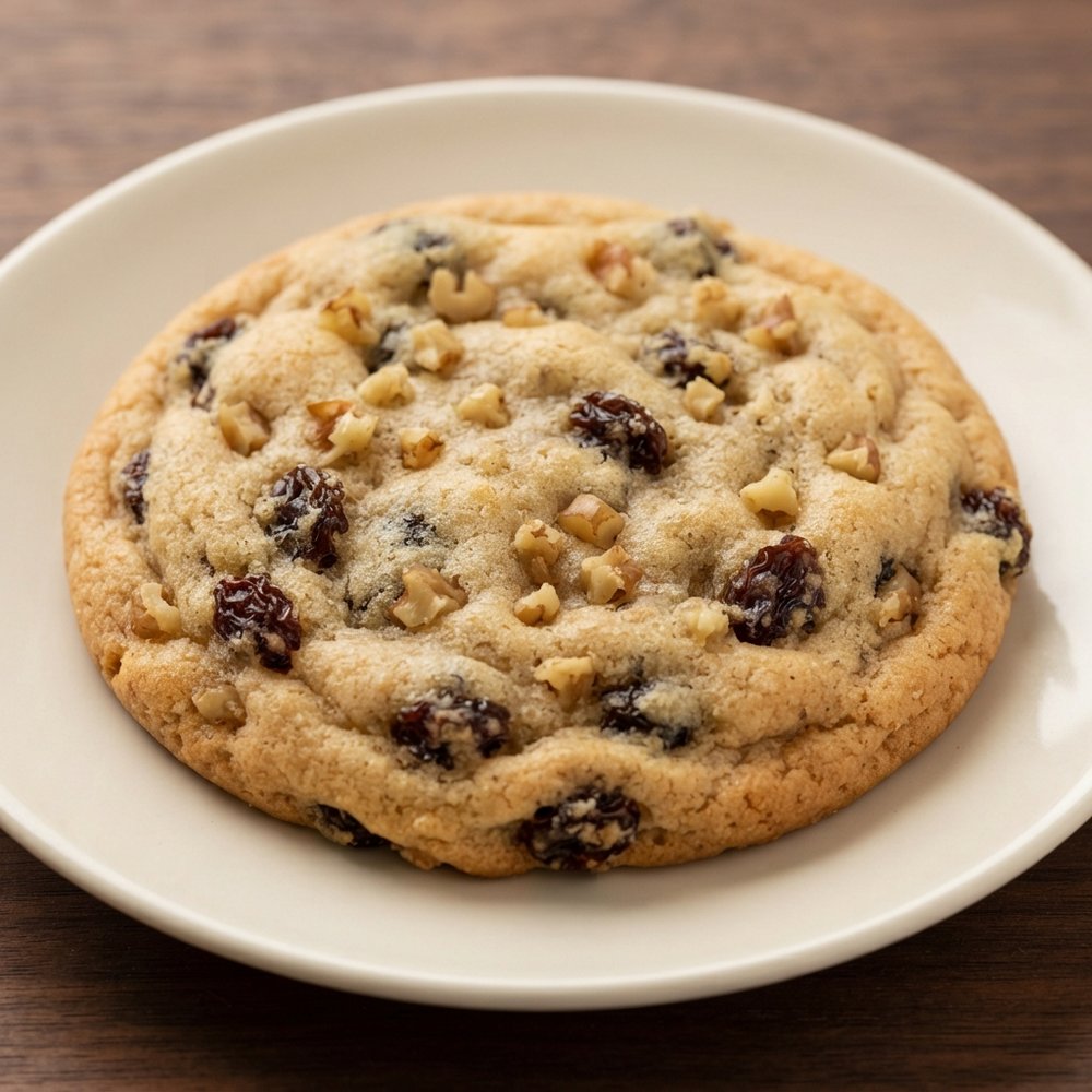 Big Raisin Walnut Cookies