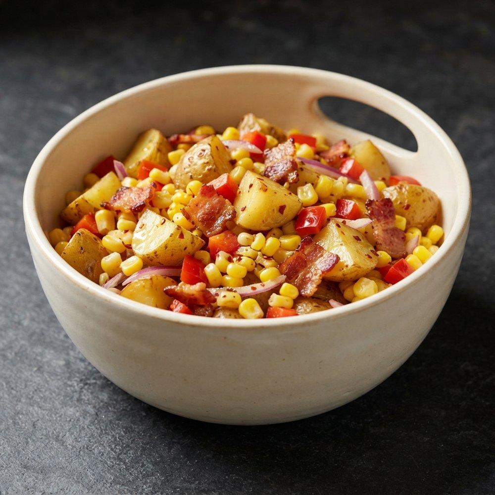 Bacon and Corn Potato Salad