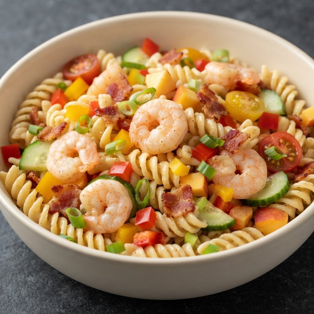 Shrimp and Bacon Pasta Salad