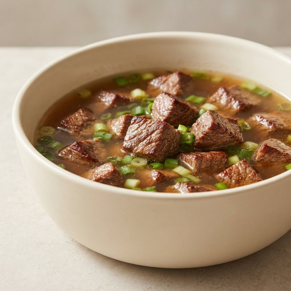 Tenderloin Beef Broth Fondue