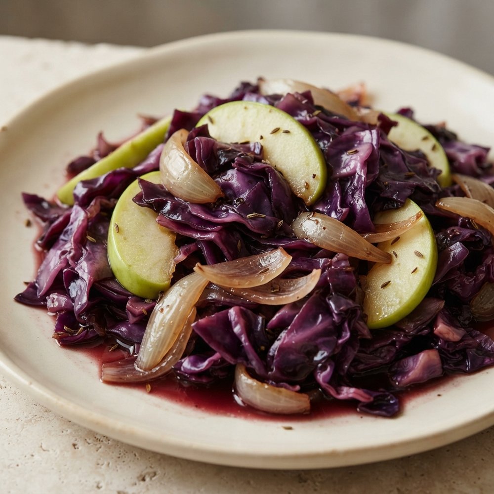 Skillet Cabbage with Granny Smith Apples