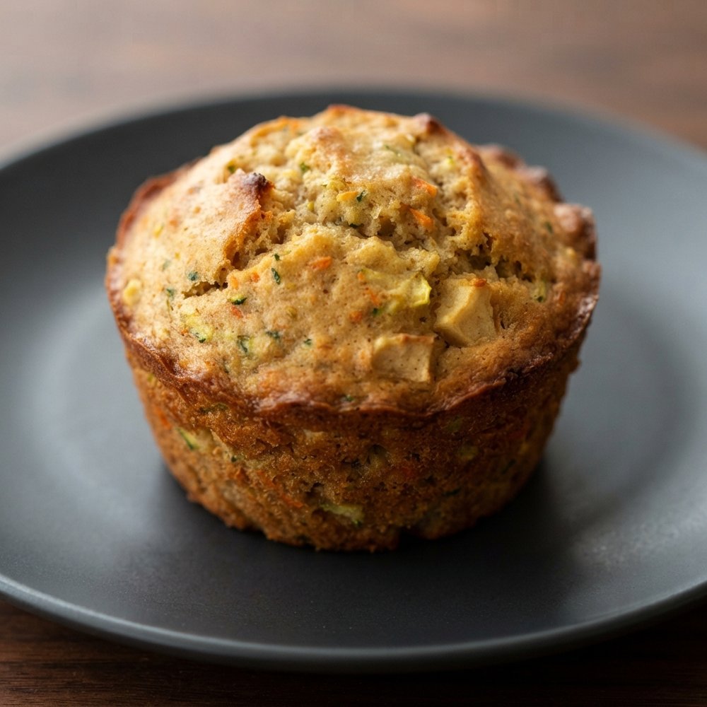 Cheerful Apple–Zucchini Muffins