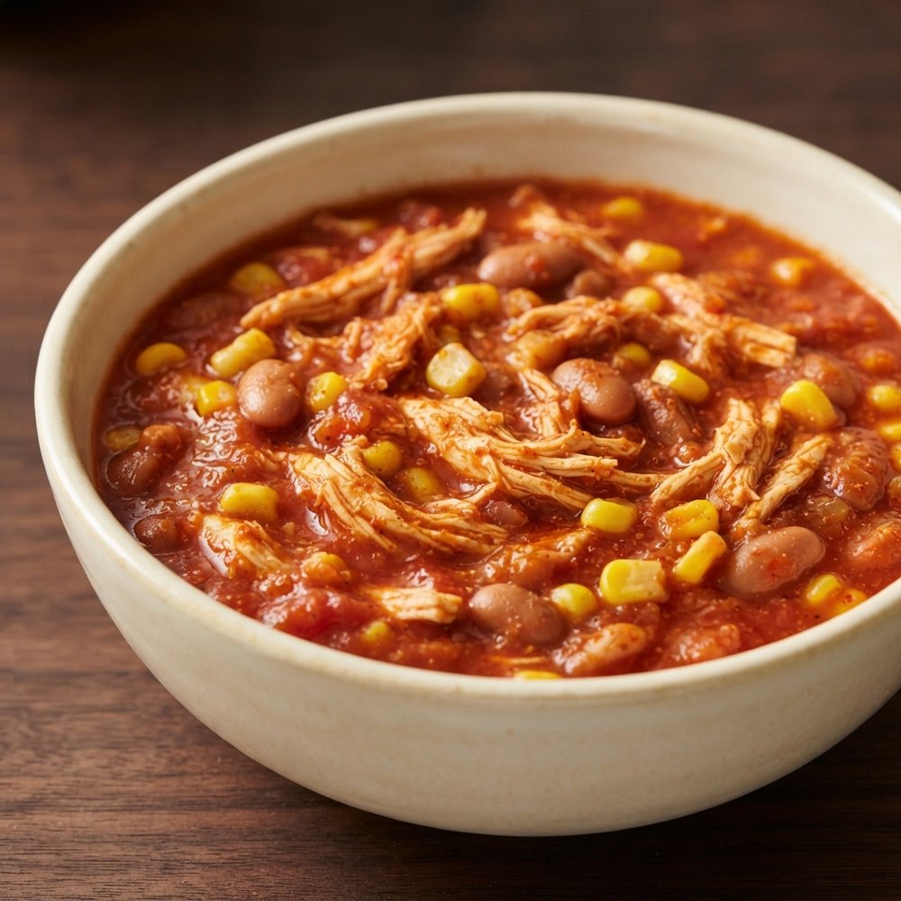Chicken and Corn Chili Bowl