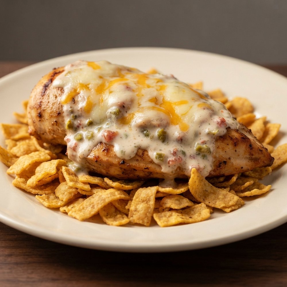 Tequila-Lime Chicken with Mexi-Ranch and Cheese
