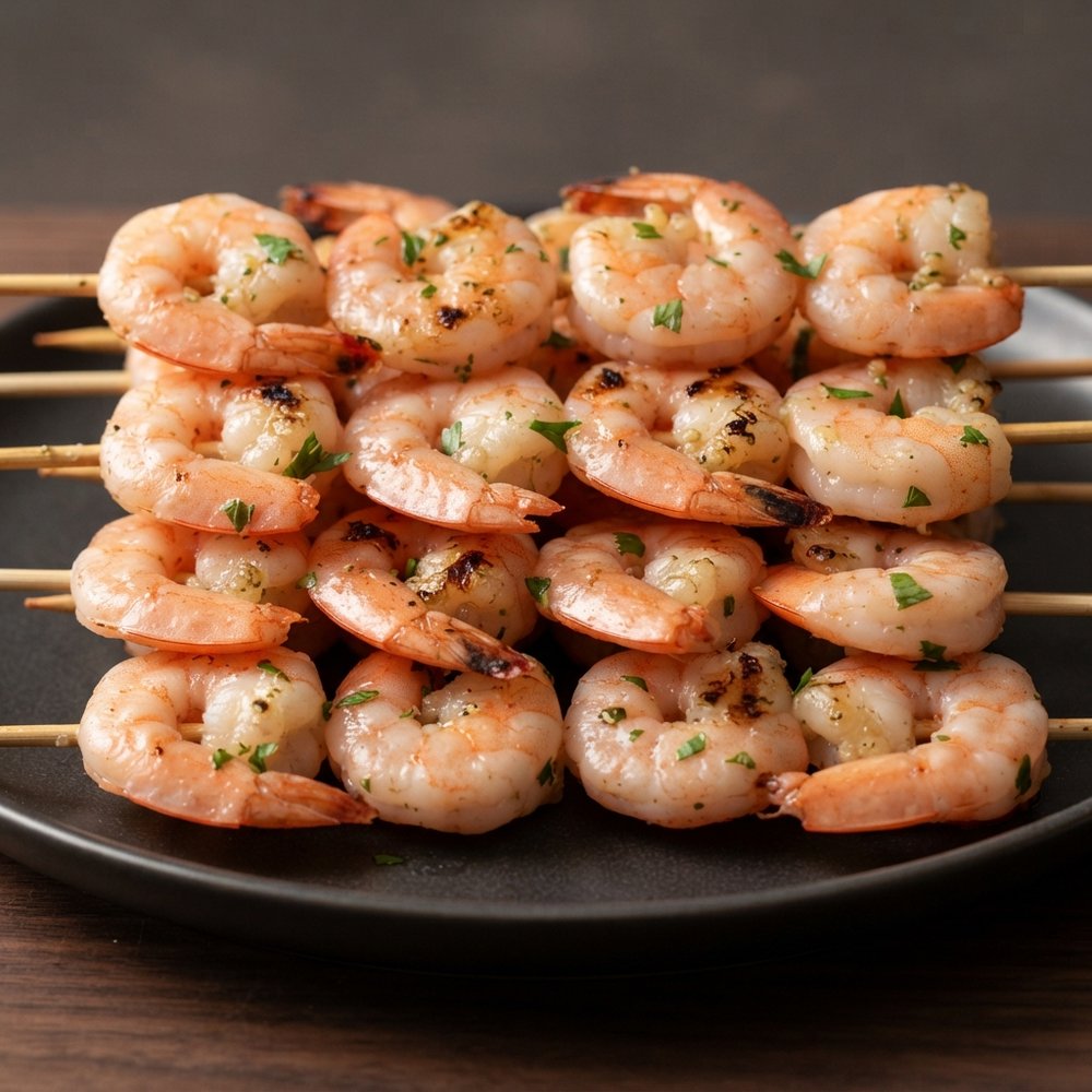 Garlic Shrimp Kabobs