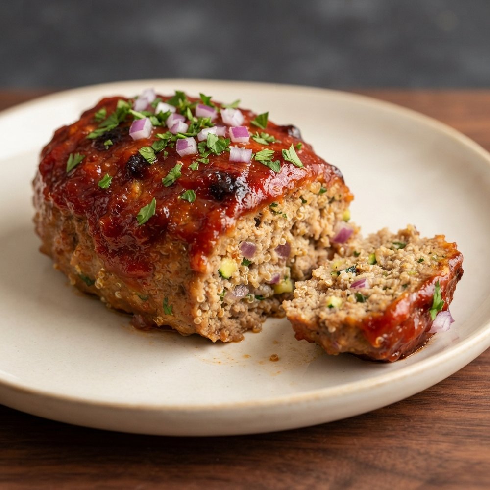 Mini Turkey Meatloaves with Quinoa and Zucchini