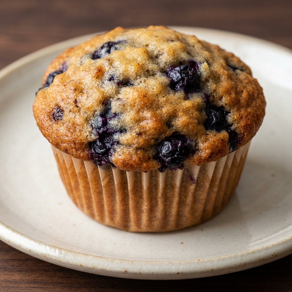 Banana-Blueberry Muffins with Greek Yogurt