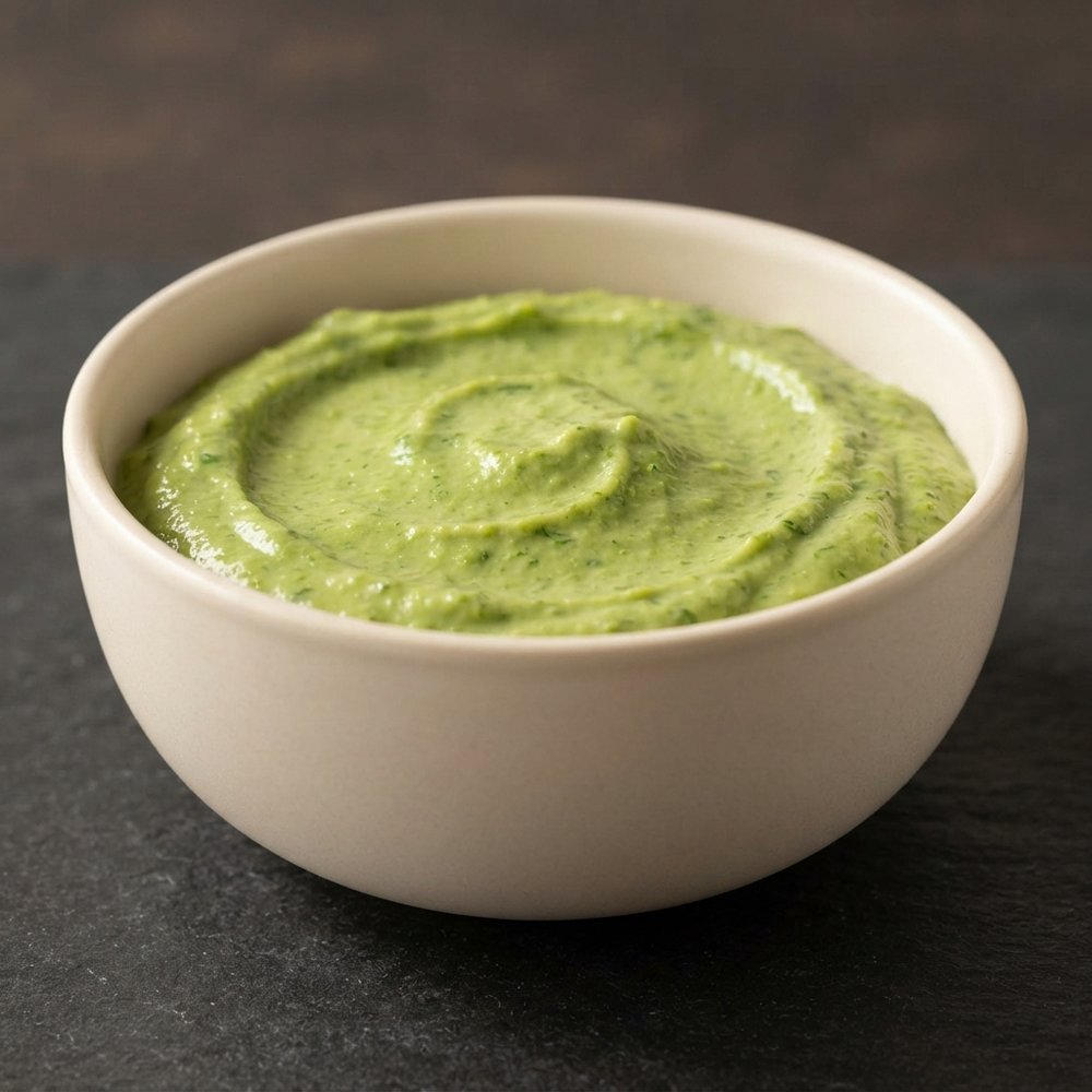 Edamame-Cilantro Hummus Dip