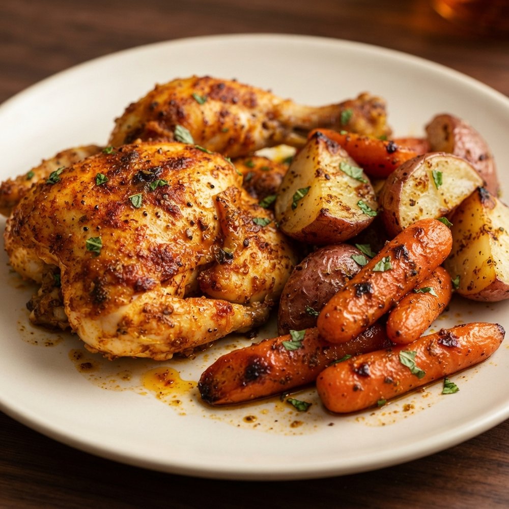 Harvey's Moroccan-Spiced Roast Chicken