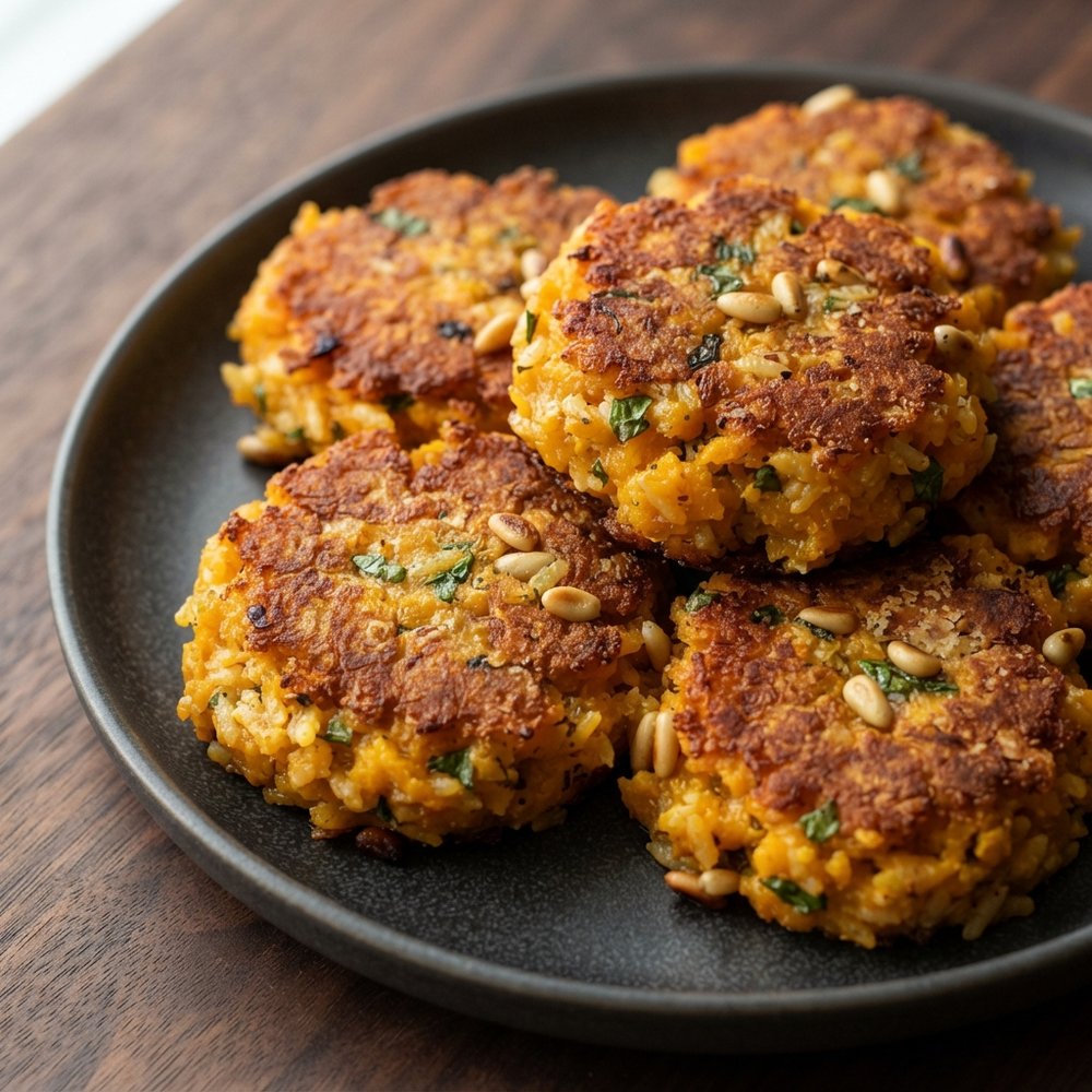 Golden Butternut Squash Cakes