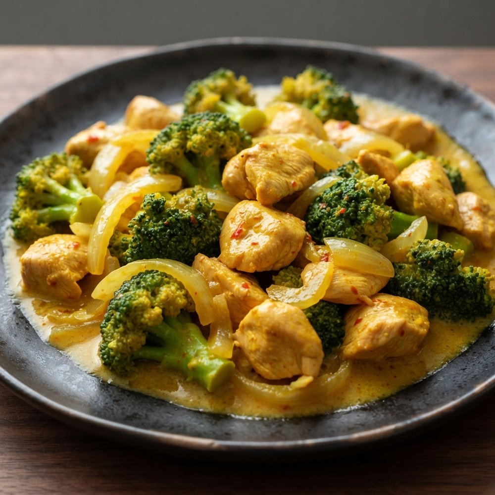 Paleo Chicken Coconut Curry Stir-Fry