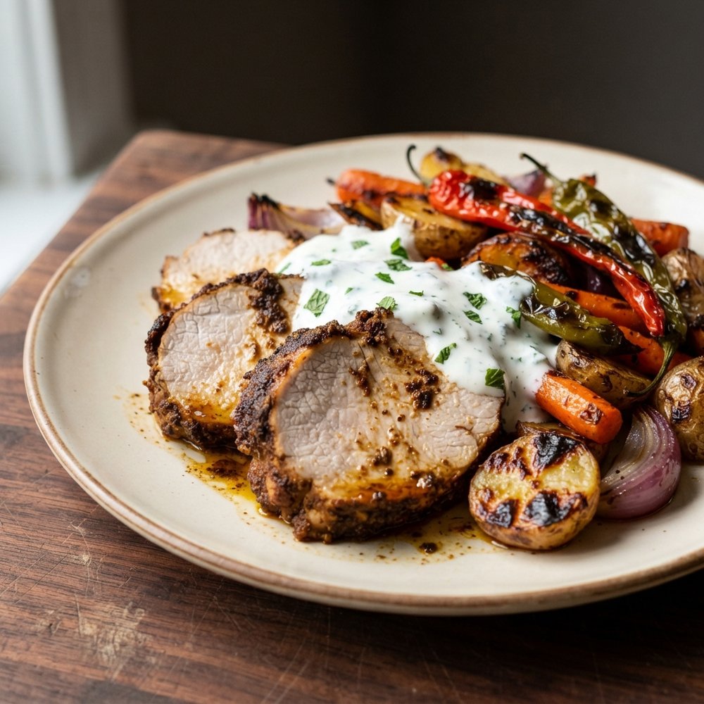 Pork Loin Roast with Moroccan Spice Rub