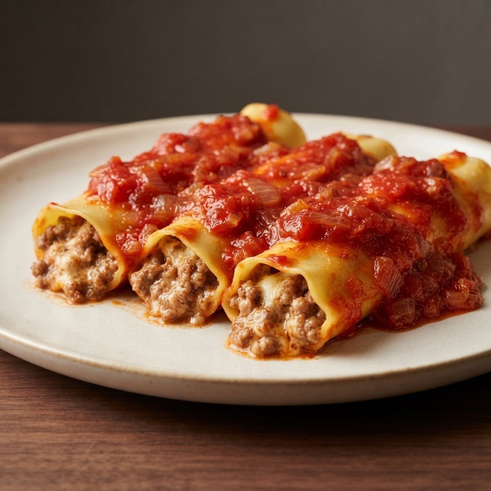 Oven-Baked Italian Cannelloni