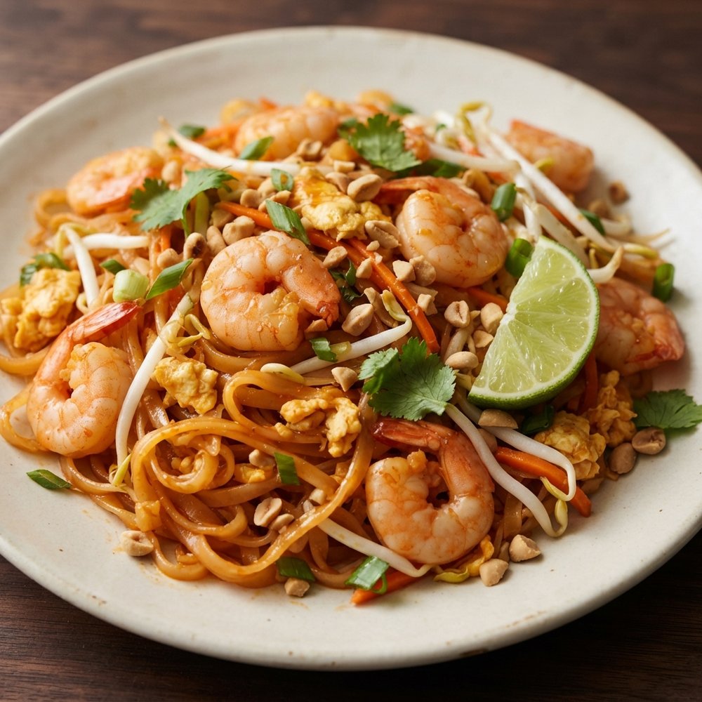 Spicy Shrimp Pad Thai