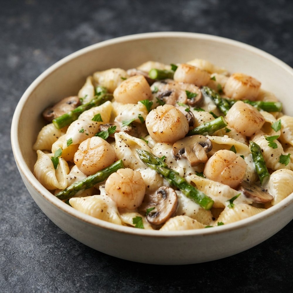 Mascarpone Scallops Pasta