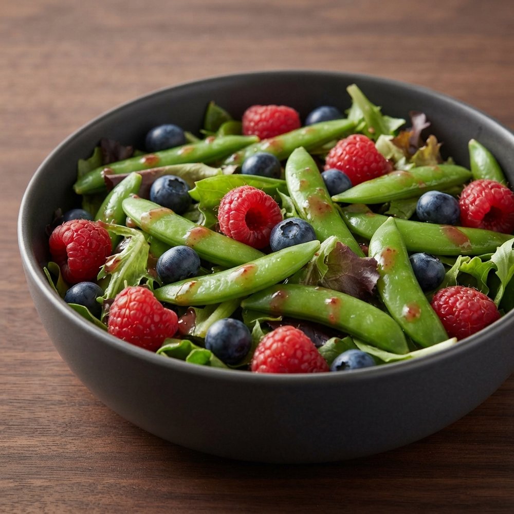 Berry and Sugar Snap Pea Salad
