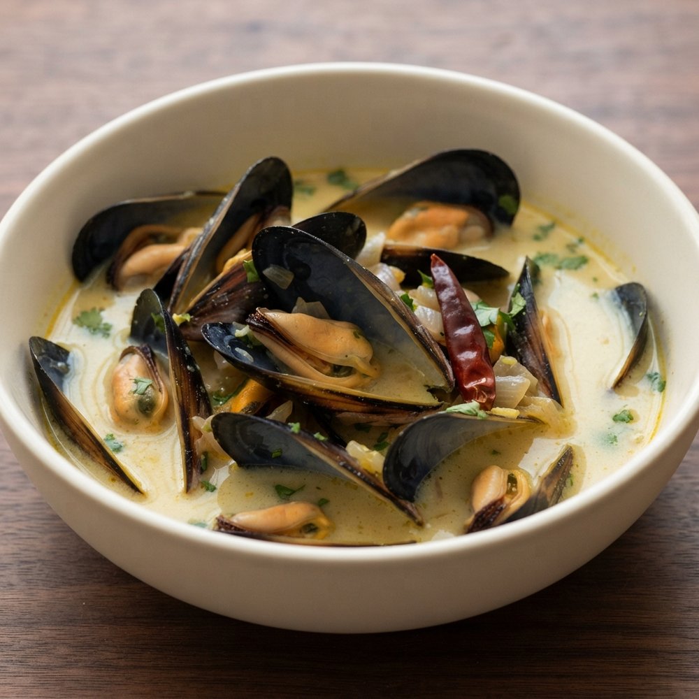 Mussels with Coconut-Lime Broth