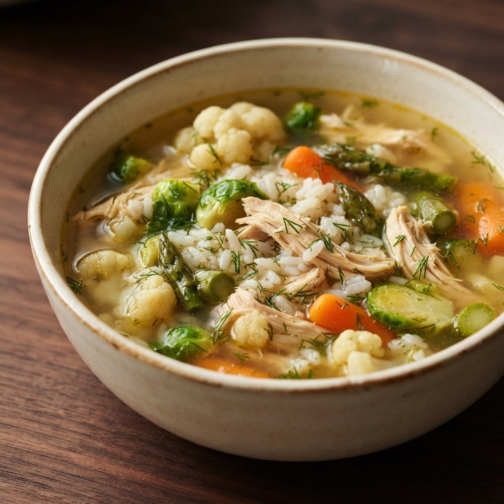 Chicken and Vegetables Soup