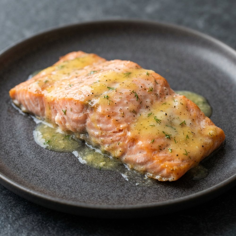 Baked Steelhead Trout with Dijon
