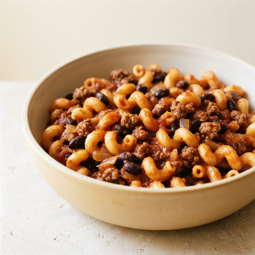 Weeknight Chili Cavatappi