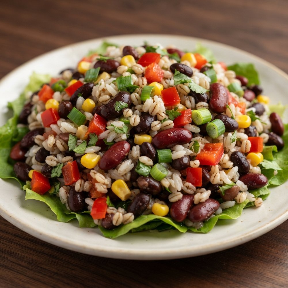 Kerry's Hearty Bean and Grain Salad