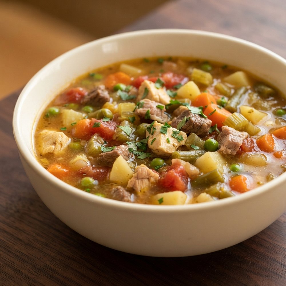 Hearty Chicken Booyah Stew