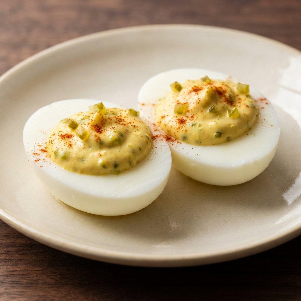 Creamy Wasabi Deviled Eggs