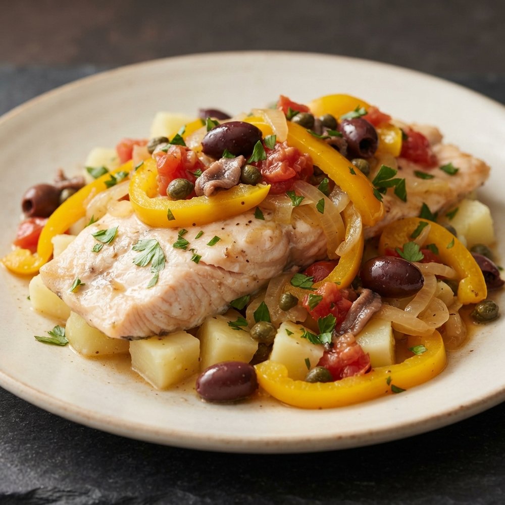 Mediterranean-Inspired Trout Fillets