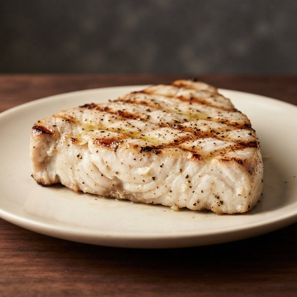 Milk-Soaked Grilled Gulf Shark Steaks