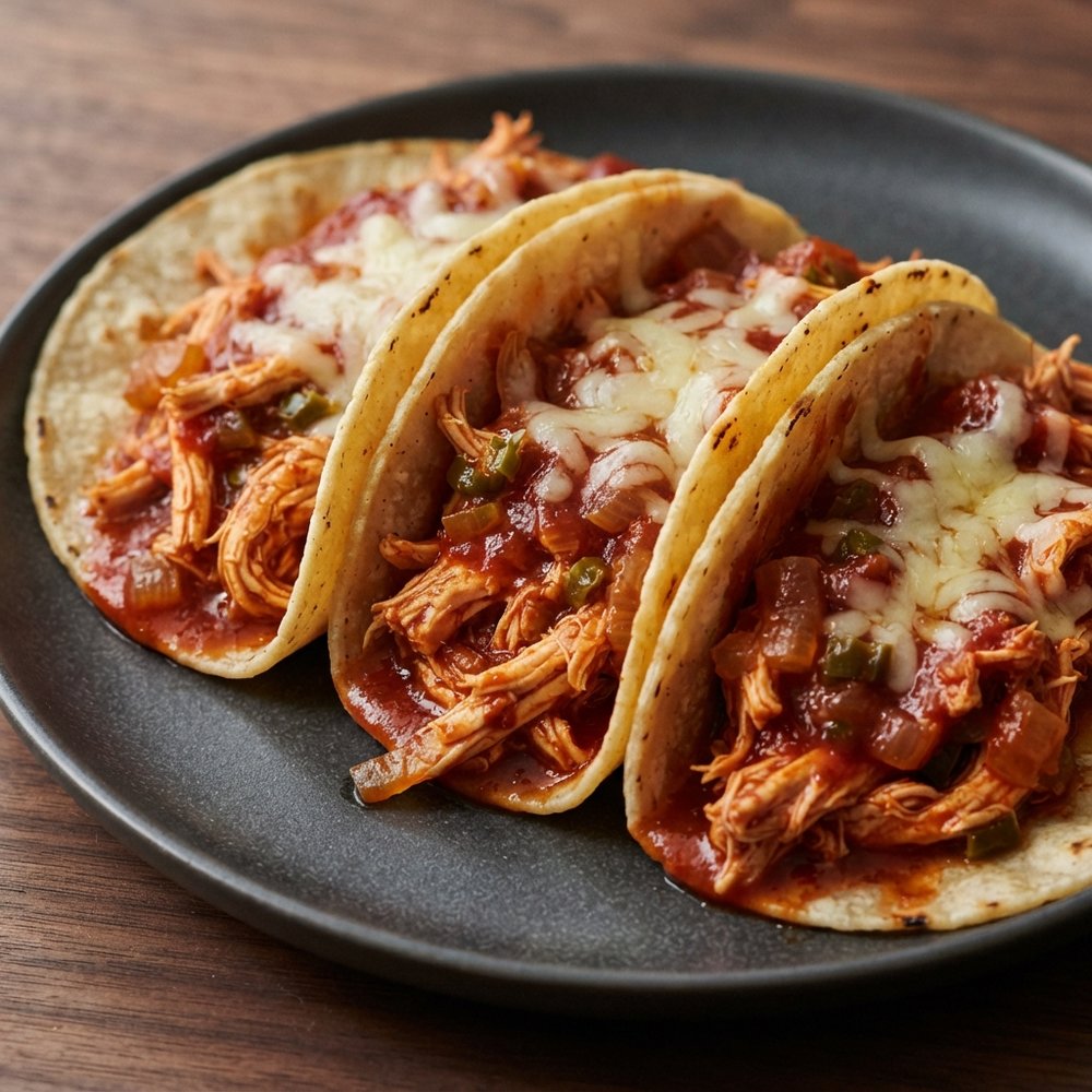 Shredded Chicken Tacos with Shiner Bock