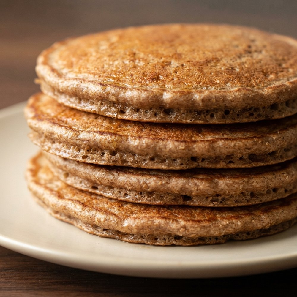 100% Whole Wheat Pancakes