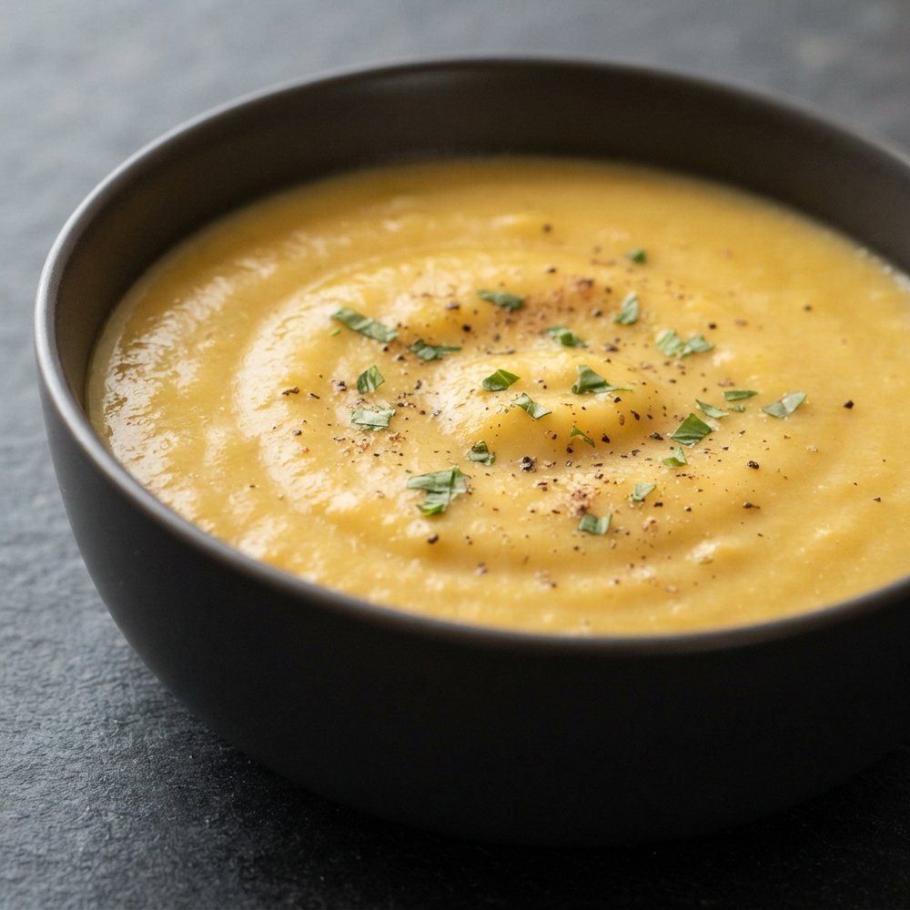 Sunny Butternut and Corn Soup