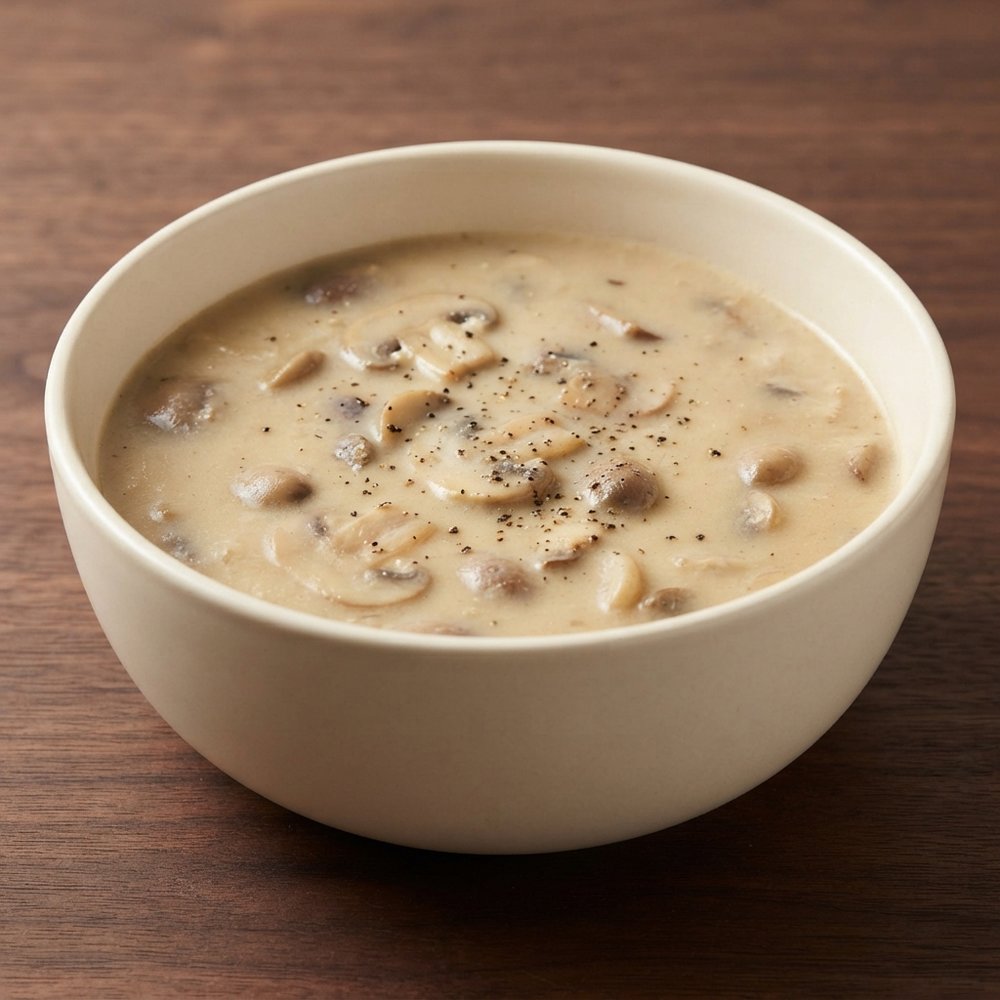 Creamy Dairy-Free Mushroom Soup (Gluten-Free, Vegan)